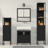 Set de Muebles de Baño de 4 Piezas - Roble Negro 4