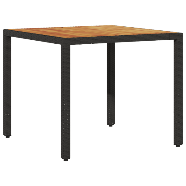 Conjunto de Muebles de Comedor  Set de 3 Negro Madera Duradero M 5
