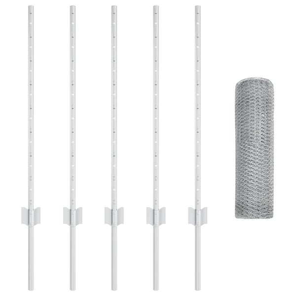 Publicaciones de Cerca  5 pcs U-Channel 80 cm de Acero Galvanizado M 4