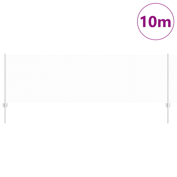 Postes para Cerca  5 pcs U-Channel 80 cm Acero Galvanizado M 3