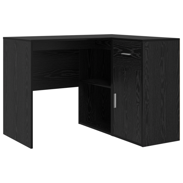 Mesa de Canto Carvalho Preto 102x88x75 cm Madeira Ingenheirada M 2