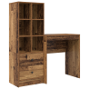 Escritorio con Almacenamiento Madera Vieja Madera Elaborada 2