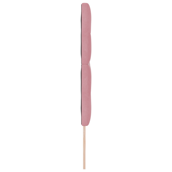 Cabecero de cama botones capitoné terciopelo rosa 160 cm M 5