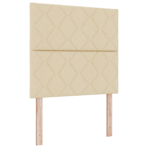 Cabeceira Blocos de Diamante Creme 100 cm - Tecido H