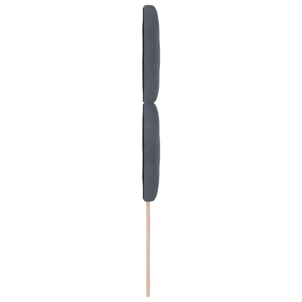 Cabeceira com design de bloquinhos de diamante em cinza escuro. 100cm de veludo M 5