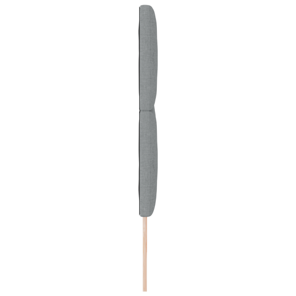 Cabeceira Design de Blocos de Diamante Cinza Claro 200 cm Tecido M 5