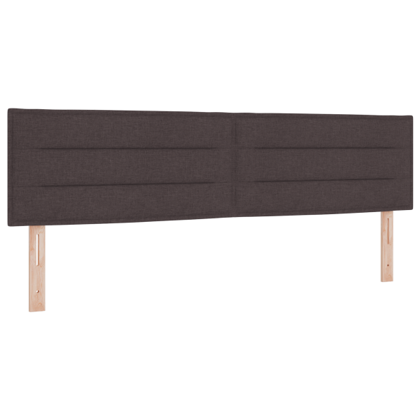 Cabeceira Design Linhas Castanha Escura 90 cm Tecido M 2