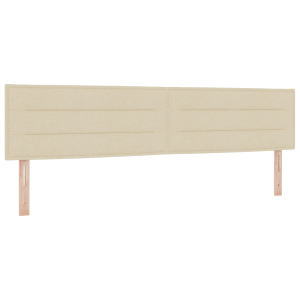 Cabecero Diseño Líneas Crema 100 cm Tela H