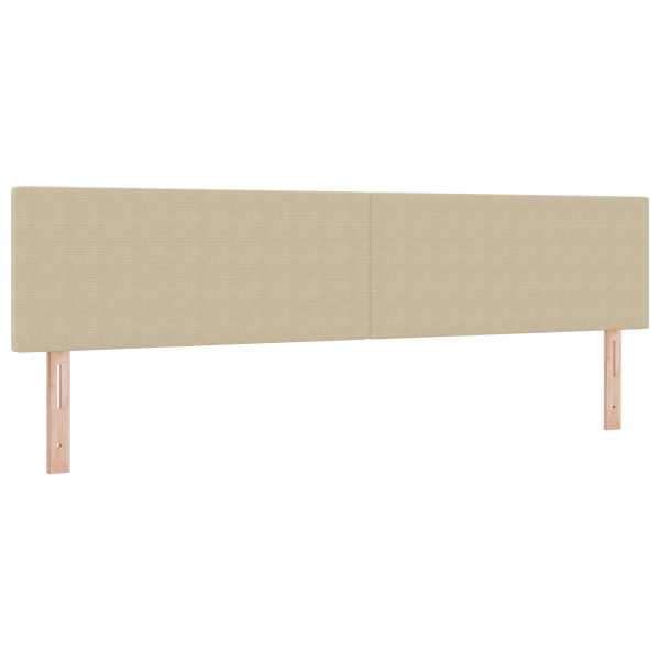Cabecero de cama diseño sencillo LED pana gris verde 100 cm M 2