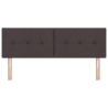 Cabecera LED  con botones acolchados marrón oscuro de 80 cm 5