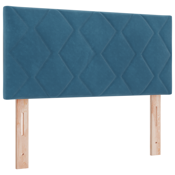 cabecero LED Diseño de Bloques Diamante Azul Oscuro Set de 2 M 2