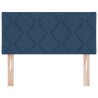 Cabecera LED Azul con Diseño de Bloques de Diamante. 100 cm Tela 5