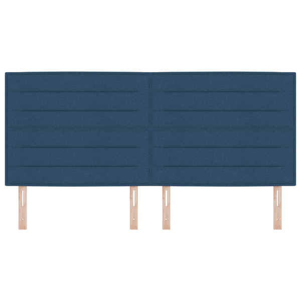 Cabecera LED Diseño Lineal Azul 100 cm Tela M 5