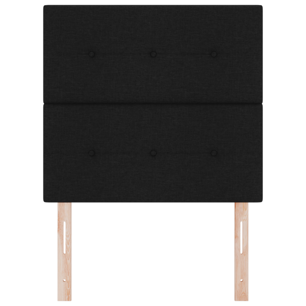 Cabeceira LED preta de 80 cm em tecido da M 5