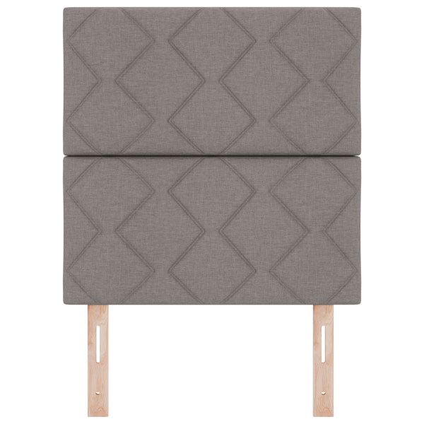 Cabecero LED  Diseño de Bloques en Diamante Taupe 80 cm Tela M 5