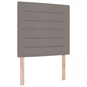 Estrutura de Cama  em Taupe. 80x200 cm. Tecido H