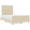 Cama  em Creme - 120x190 cm. Tecido 4