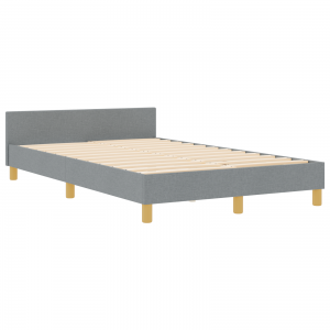 Cama  Cinza Claro 120x200 cm em Tecido H