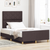 Cama  Castanho 120x200 cm Tecido 1