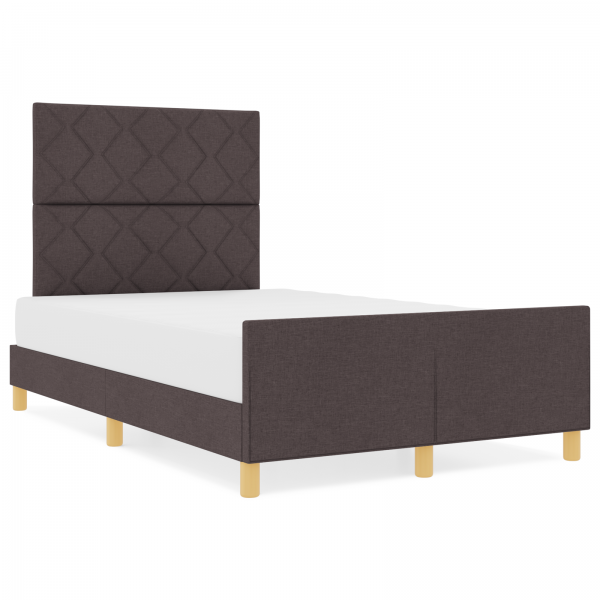 Cama  Castanho 120x200 cm Tecido M 4