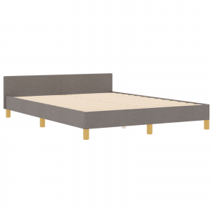 Cama  em Taupe. 160x200 cm. Tecido H