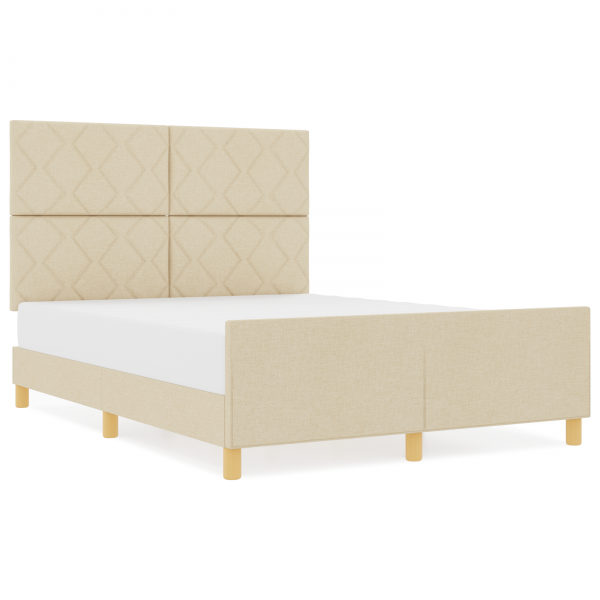 Cama  Creme 160x200 cm em Tecido M 4