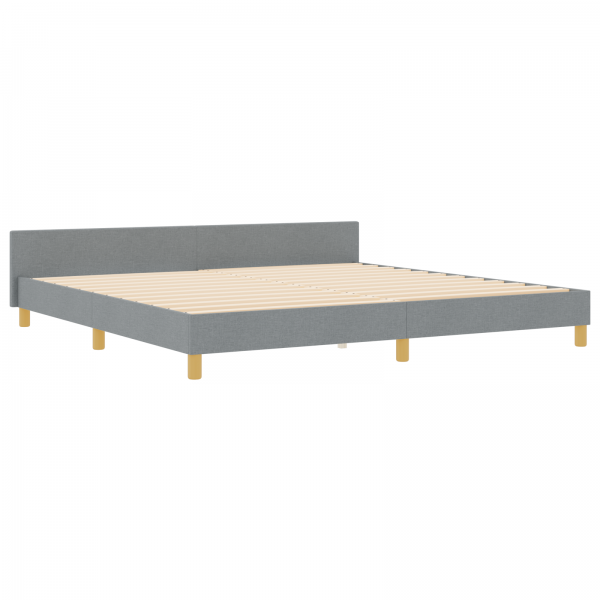 Cama de Tecido Cinza-Claro  200x200 cm M 2