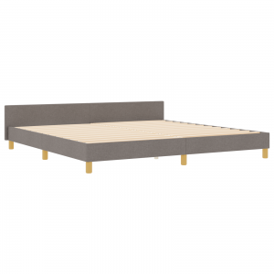 Estrutura de Cama  Taupe 200x200 cm Tecido H