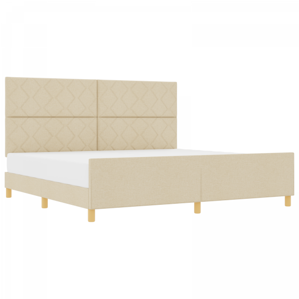 Cama  Creme 200x200 cm Tecido M 3
