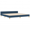 Cama  Azul 200x200 cm em Tecido 2