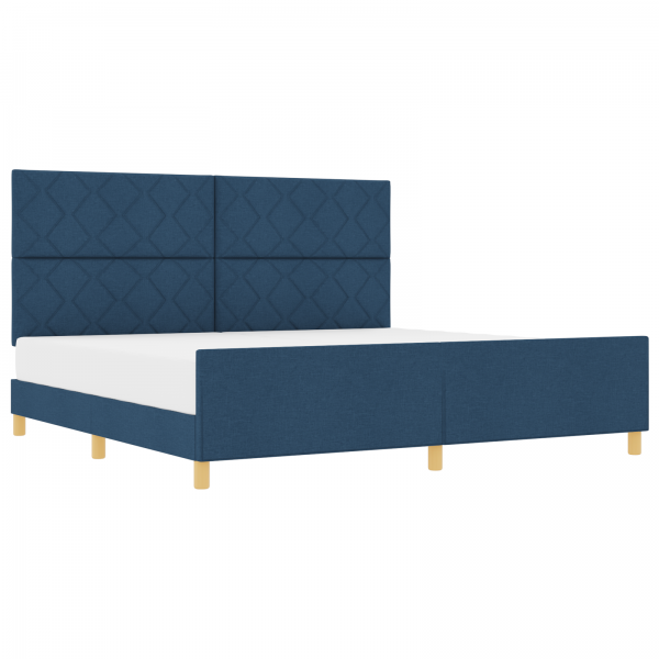 Cama  Azul 200x200 cm em Tecido M 3