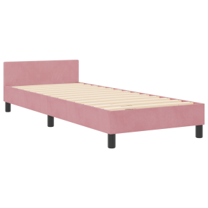 Cama  Rosa 80x200 cm Veludo H