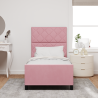 Cama de Veludo Rosa  100x200 cm 5
