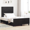 Cama  Preta 120x190 cm em Veludo 1