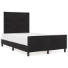 Cama  Preta 120x190 cm em Veludo 4