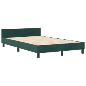 Base da Cama  Verde Escuro 120x190 cm Veludo H
