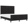 Cama  Preta 140x200 cm Veludo 3