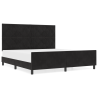 Estrutura de Cama  Preta 180x200 cm Veludo 4