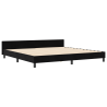 Cama de Veludo Preto  200x200 cm 2