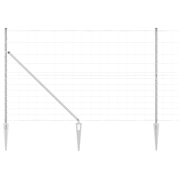 Cerca de Campo  1.5x25 m de Acero Galvanizado M 2