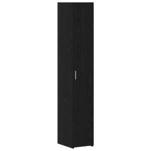 Armário Alto Carvalho Preto 30x42.5x185 cm Madeira de Engenharia H