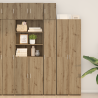 Armario de Almacenamiento Slim Roble Artesanal 30x42.5x225 cm Madera Elaborada 1