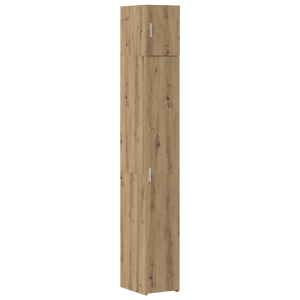 Armario de Almacenamiento Slim Roble Artesanal 30x42.5x225 cm Madera Elaborada H