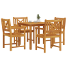 Conjunto de comedor  de 5 piezas en madera maciza de acacia 3