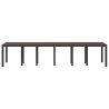 Mesa de Jardim  Castanha 350x100x73 cm Polirattan 4