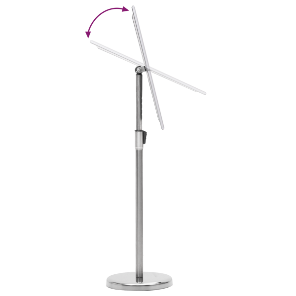 Suportes de Pedestal A4 2 pcs Prateado em Alumínio M 5