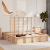 Cama con almacenamiento elevable. 160 x 200 cm. Madera de pino sólido 4