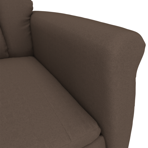 Sillón reclinable marrón M 5