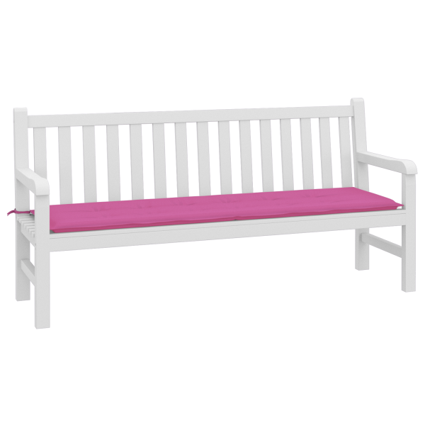Almofada para Banco de Jardim Rosa 180x50x4 cm Tecido Oxford M 3