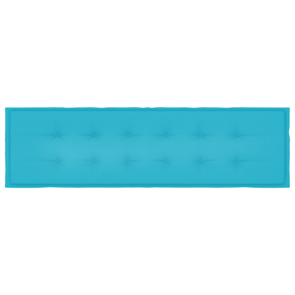 Capa de Banco de Jardim - Turquesa. 180x50x4 cm. Tecido Oxford M 4